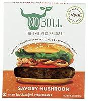 Algopix Similar Product 5 - NoBull Burger, Savory Mushroom, 8 Ounce