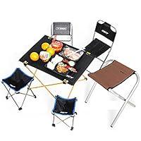 Algopix Similar Product 13 - QJJML 4Person Folding Picnic Table