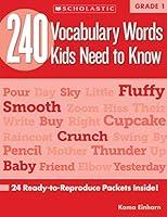 Algopix Similar Product 19 - 240 Vocabulary Words Kids Need to Know