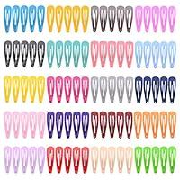 Algopix Similar Product 1 - 100 Pieces Solid Color 2 Inch Barrettes