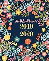 Algopix Similar Product 1 - Monthly Planner 20192020 Floral Cute