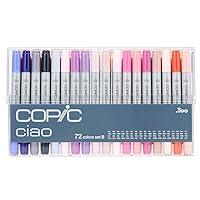 Algopix Similar Product 7 - Copic I72B Ciao Markers Set B, 72-Piece