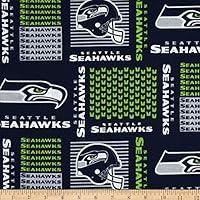 Algopix Similar Product 12 - NFL Cotton Broadcloth Seattle Seahawks