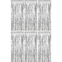 Algopix Similar Product 2 - Sumind 6 Pack Foil Curtains Backdrop