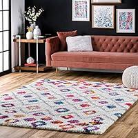 Algopix Similar Product 3 - nuLOOM Tatyana Moroccan Shag Area Rug