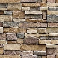 Algopix Similar Product 11 - Vimoon Stone Wallpaper PVC 3D Effect