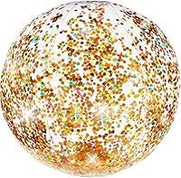 Algopix Similar Product 10 - Poolcandy Glitter Beach Ball Silver