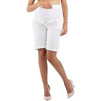 Algopix Similar Product 15 - Pisa Maternity Bermuda Shorts Cool