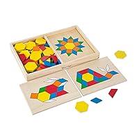 Algopix Similar Product 14 - Melissa  Doug Pattern Blocks and