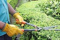 Algopix Similar Product 2 - OZERO Leather Work Gloves Flex Grip