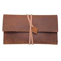 Algopix Similar Product 18 - Boshiho Genuine Leather Roll Up Tobacco