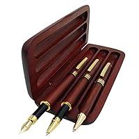 Algopix Similar Product 1 - 3 Pcs Wooden Pens Set with Gift