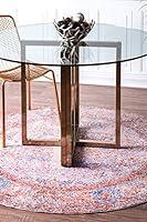 Algopix Similar Product 10 - nuLOOM Elmer Vintage Medallion Round