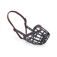 Algopix Similar Product 16 - Ancol Muzzle Black/Red Size 6 25x9.5cm