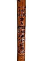 Algopix Similar Product 9 - Hardwood Walking Stick Bible Verse