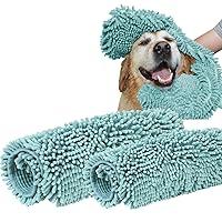 Algopix Similar Product 5 - Turquoize 2 Pack Microfiber Pet Bath