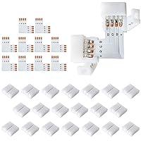 Algopix Similar Product 8 - JACKYLED 20Packs L Shape 4Pin LED