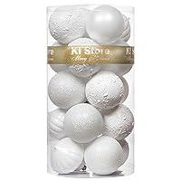Algopix Similar Product 11 - KI Store White Christmas Ball