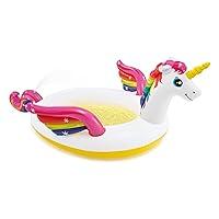 Algopix Similar Product 16 - Intex Mystic Unicorn Spray Pool