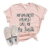 Algopix Similar Product 14 - My Favorite People Call Me Mrs Shirt