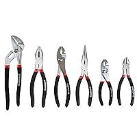 Algopix Similar Product 16 - 6 Piece Pliers Set with Carrying Case 