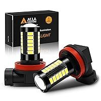 Algopix Similar Product 8 - Alla Lighting Super Bright H8 H11 LED