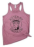 Algopix Similar Product 14 - Kitten my swole on  Muscle Tank Gym