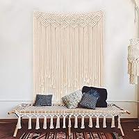 Algopix Similar Product 1 - AerWo Large Macrame Wall Hanging 45x