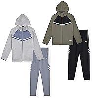 Algopix Similar Product 9 - Hind Boys 4Piece Hoodie and Sweatpant