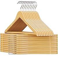 Algopix Similar Product 16 - SONGMICS Solid Wood Hangers 20Pack