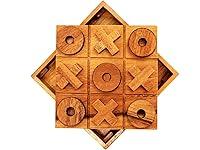 Algopix Similar Product 16 - BSIRI Wooden Tic Tac Toe Game  Brain