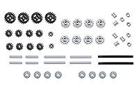 Algopix Similar Product 4 - LEGO 50pc Technic gear & axle SET