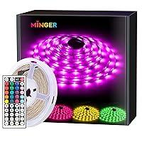 Algopix Similar Product 10 - MINGER RGB LED Strip Lights 164ft