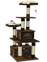 Algopix Similar Product 9 - Go Pet Club Cat Condo, 67-Inch, Brown