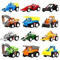 Algopix Similar Product 13 - Yeonha Toys Pull Back Vehicles 12 Pack