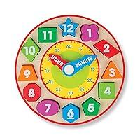 Algopix Similar Product 8 - Melissa  Doug Shape Sorting Clock 