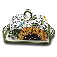 Algopix Similar Product 3 - Italian Ceramic Butter dish with lid