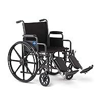 Algopix Similar Product 17 - Medline Comfortable Folding Wheelchair