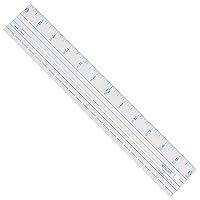 Algopix Similar Product 10 - Westcott CR12 Plastic Ruler 12Zero
