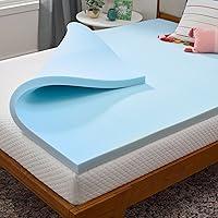 Algopix Similar Product 2 - LINENSPA Memory Foam Mattress Topper 