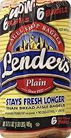 Algopix Similar Product 20 - Lender's, Plain Bagel, 17.1 oz