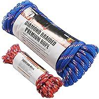 Algopix Similar Product 16 - Wellmax Diamond Braid Nylon Rope 12in