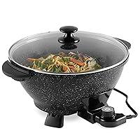 Algopix Similar Product 2 - VonShef 74Qt Electric Wok with Lid 
