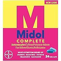 Algopix Similar Product 9 - Midol Complete Gelcaps 24Count Boxes