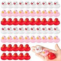 Algopix Similar Product 11 - Haooryx 60PCSXmas Mini Rubber Duckies