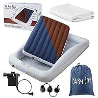 Algopix Similar Product 20 - DOUBLE SIDED Inflatable Toddler Bed