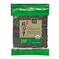 Algopix Similar Product 17 - ONE ORGANIC Sushi Nori Premium Roasted