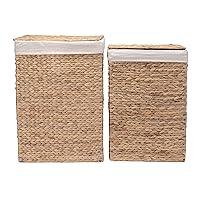 Algopix Similar Product 15 - Handmade Wicker Laundry Hampers  Set