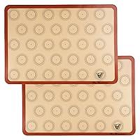 Algopix Similar Product 15 - Silicone Macaron Baking Mat  Set of 2
