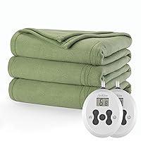 Algopix Similar Product 2 - Sunbeam Royal Ultra Ivy Heated Blanket